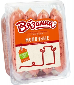 Сосиски молочные "Вязанка " 450г (ТМ Стародворские колбасы)