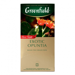 Чай "Greenfield" Экзотик Опунция черный 25пак*1,5гр.