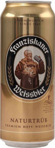 Пиво "Францисканер хефе вайсбир" 0,45л, ж/б, 5%