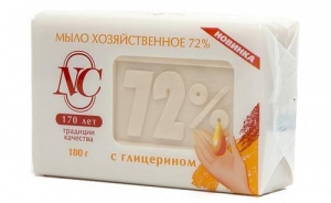 Хозяйственное мыло "Невская Косметика" с глицерином 180 г