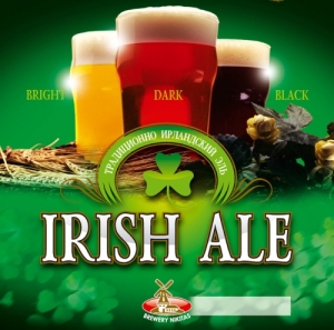 Пиво "Ирландский Эль" тёмное фильтрованное 7,2% 