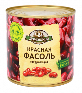 Фасоль красная натуральная "Домашние заготовки" 400 гр.