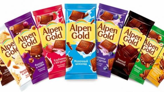 Шоколад "Альпен Гольд" в ассортименте 85 гр.
