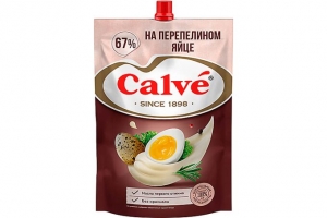 Майонез "Calve" С перепелиным яйцом 67%  700 гр.
