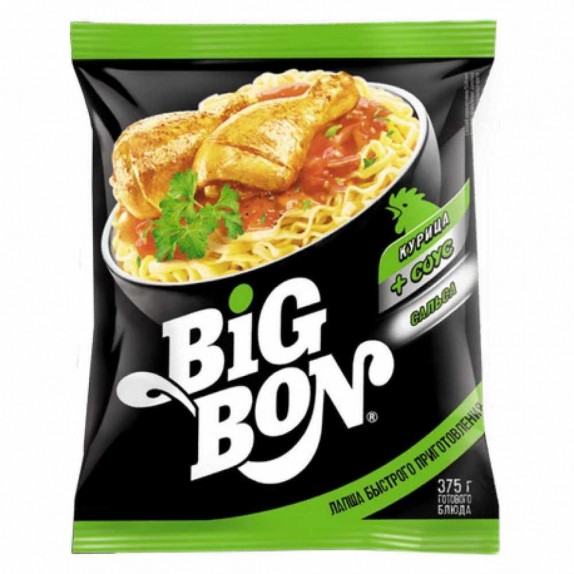 Лапша Big Bon(Биг Бон) 85 гр.в ассортименте