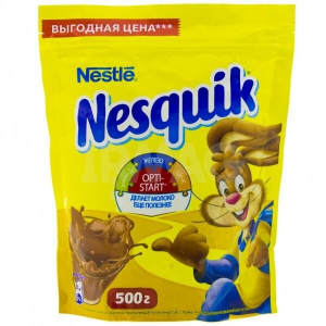 Какао быстрорастворимый "Nesquik" (Несквик) м/у  500 гр.