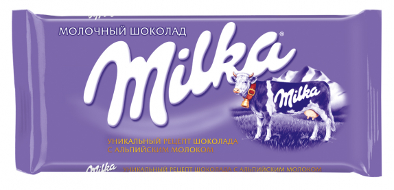 Молочный шоколад "Milka" 85 гр.
