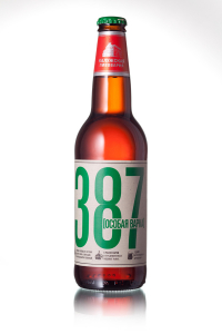 Пиво "387" особая варка светлое 0,45 л.,бут.