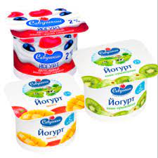 Йогурт 2% "Савушкин" в ассортименте 120 гр.