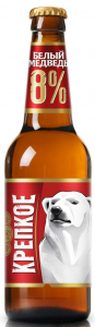 Пиво "Белый Медведь" Крепкое 8% (бут. 0,45 л)