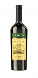 Вино сухое белое"Ай Петри Алиготе"0,75л 12%