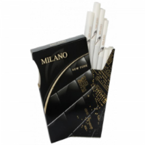 Табачный набор сигареты с фильтром "Милано" черные и спички