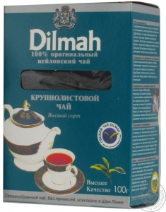 Чай "Dilmah" чёрный  пачка 100 г