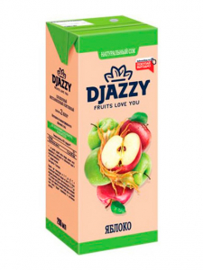 Сок яблоко "Djazzy" 0,2 л.