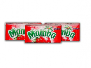 Жевательные конфеты "Mamba" (Мамба) со вкусом клубники 26,5 г