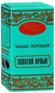 Какао-порошок "Золотой ярлык" (Красный Октябрь) 100 гр.