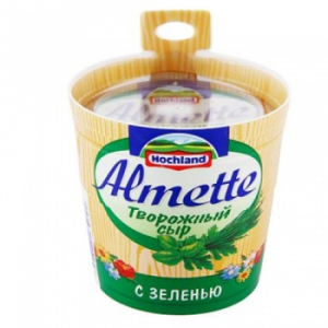 Сыр творожный "Almette" с зеленью (Альметте) 150 г