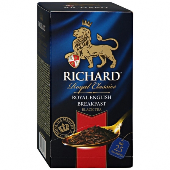 Чай "Richard" Queen's Breakfast чёрный в пакетиках 25*2г