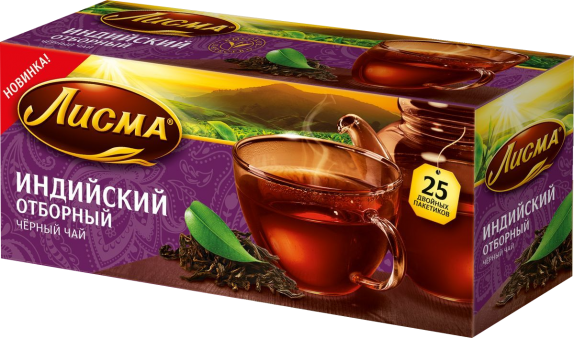 Чай "Лисма" индийский отборный 25* 2 г