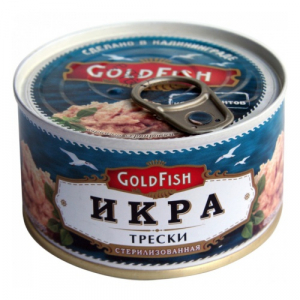 Икра Трески "GoldFish" 120 гр.