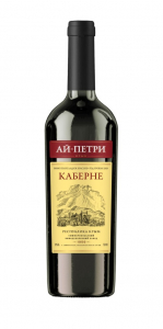 Вино полусладкое красное"Ай Петри Каберне"0,75л 12%
