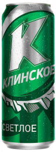Пиво "Клинское" Светлое 4,5% (ж.б. 0,45 л)