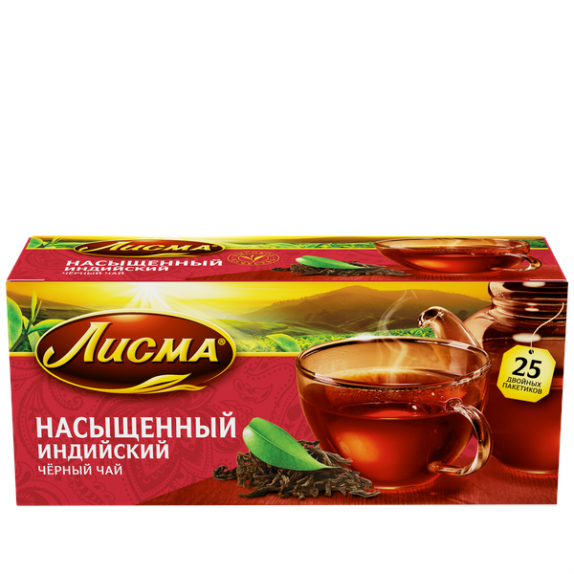 Чай "Лисма" насыщенный черный 25* 1,8 гр.