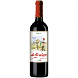 Вино ординарное сухое красное "Ла Марабекка" 0,75л 11%
