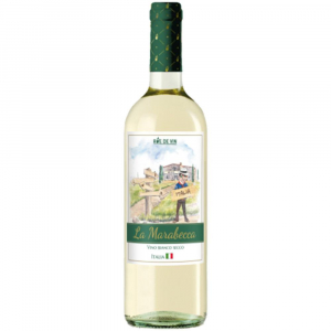 Вино ординарное сухое белое "Ла Марабекка" 0,75л 11%