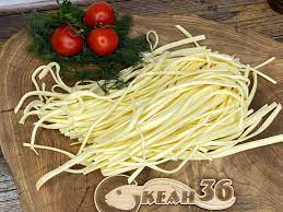 Сыр спагетти "Снежный барс" молочный вес.