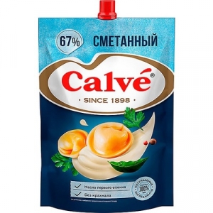Майонез "Calve" Сметанный 67%  400 гр.