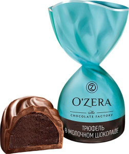 Шоколадные конфеты "Ozera" трюфель в молочном шоколаде