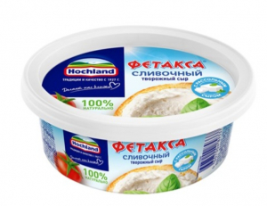 Сыр плавленый Хохланд (ванночка) творожный Фетакса  140 гр