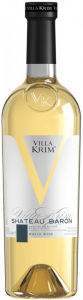 Вино Шато Барон полусладкое белое "Villa Krim" 13% 0,75л.