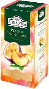 Чай "АХМАД" персик маракуйа в пакетиках 25 Х 1,5 г