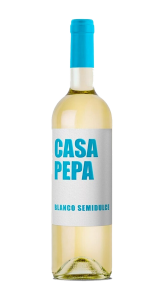 Вино ординарное полусладкое белое"КАСА ПЭПА" 0,75 л 11,5%