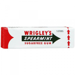 Жевательная резинка "Wrigleys spearmint"